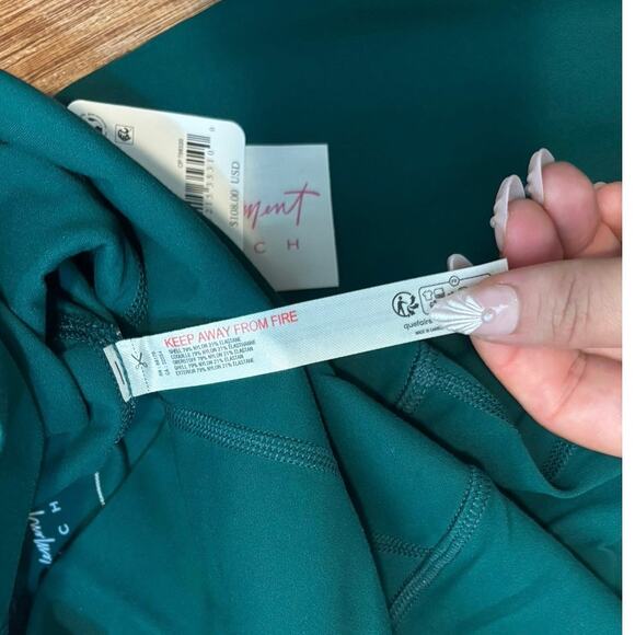 NWT Free People Movement x Hatch Never Better Maternity Leggings Green Size XS - Picture 6 of 7